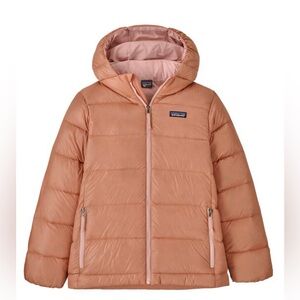 Patagonia Kids size 7/8 Hi-loft Down Sweater Hoodie